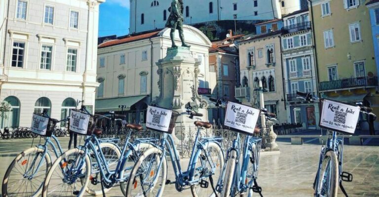 Piran: Bike Rental with Map, Helmet, Water bottle and Lock - FAQ