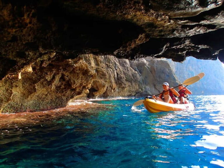 Pollença: Kayak Discovery  Snorkeling and Caves - Experience Duration and Practicalities