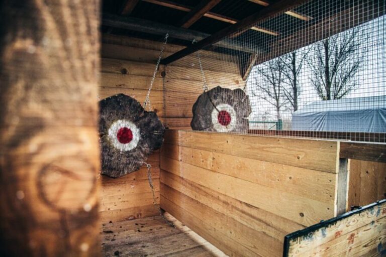 Prague: Axe Throwing Experience with Barbecue and Beer - Barbecue and Beer