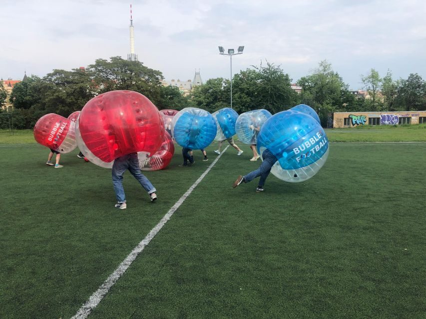 Prague: Bubbles football - Zorb Football in centrum - A Fun and Unique Activity in Prague’s Heart