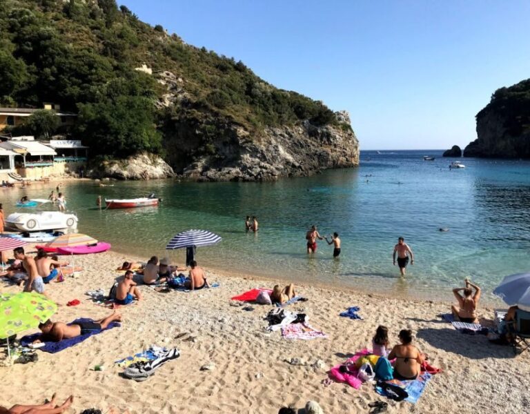 Private Corfu Beaches Tour: Paleokastritsa & Glyfada - Glyfada Beach: Sun, Sand, and Watersports