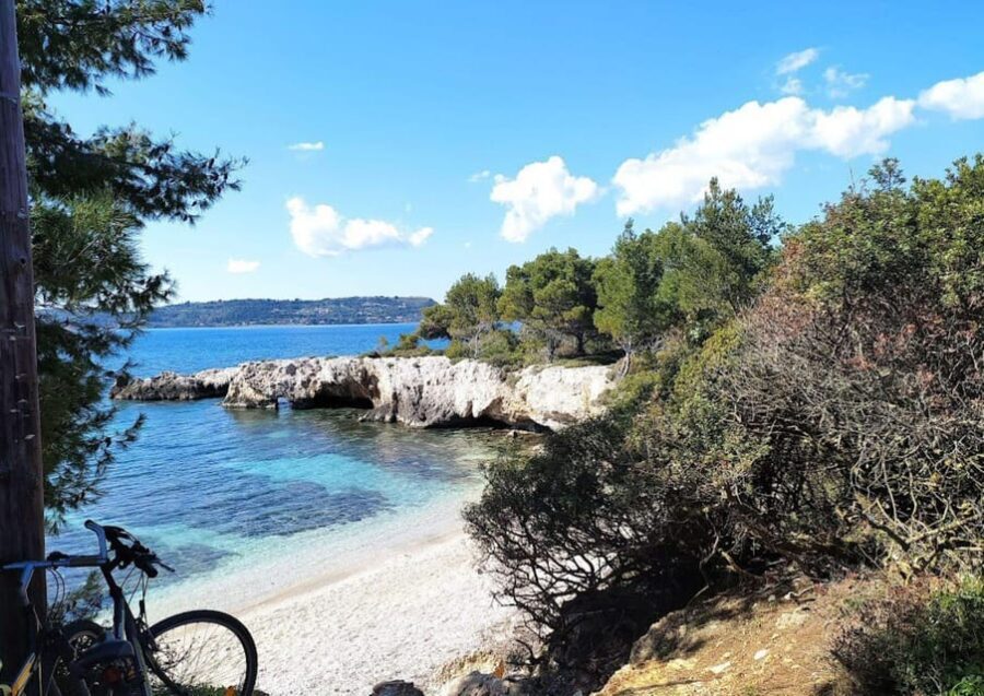 Private Kefalonia eBike Adventure-Explore Nature & Tradition - Scenic Vista at Antisamos Viewpoint