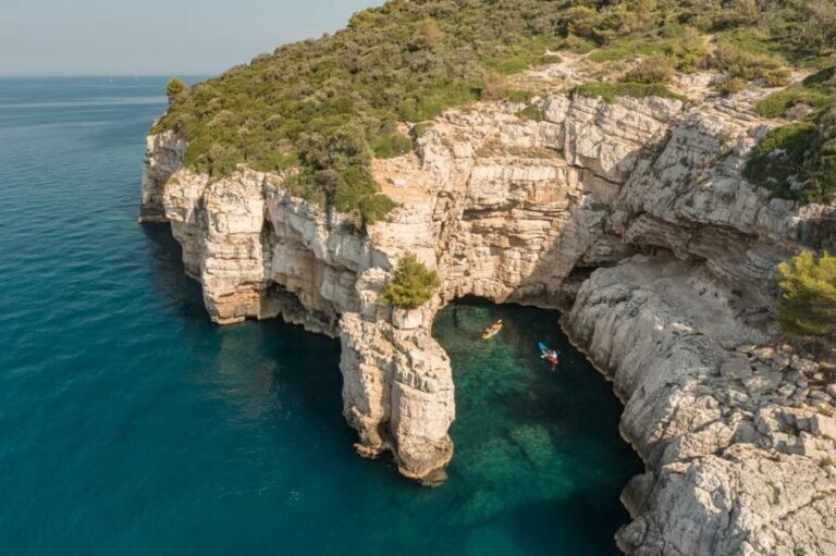 Pula: Cave and Islands Kayak Tour, Snorkeling and Drinks - The Itinerary Breakdown