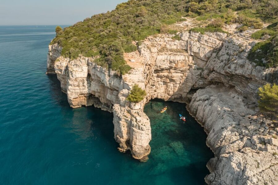 Pula: Cave and Islands Kayak Tour, Snorkeling and Drinks - The Itinerary Breakdown