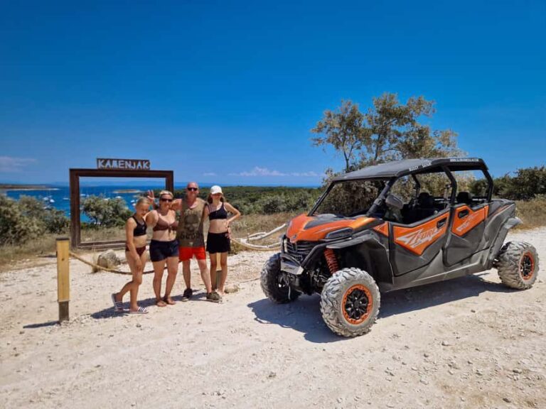 Pula: Family Buggy 4-seater 2.5h Kamenjak Tour & Safari Bar - The Itinerary Breakdown