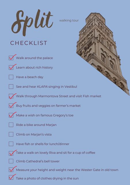Relaxing walking tour Split - What’s Included and What to Consider