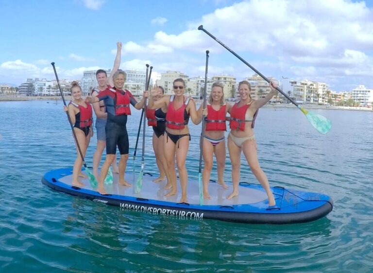 Rent a Giant Stand Up Paddle XXL for groups - The Experience in Detail