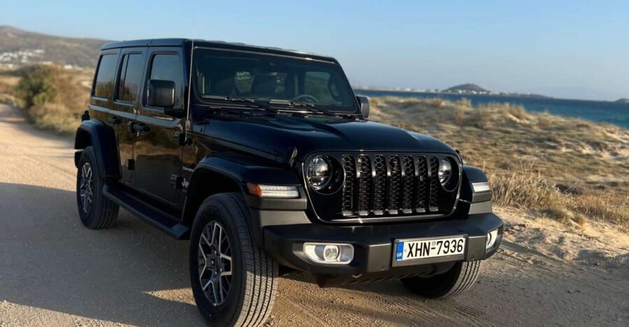 Rent Exclusive Jeep Wrangler 4x4e in Naxos - What’s Included and What to Consider