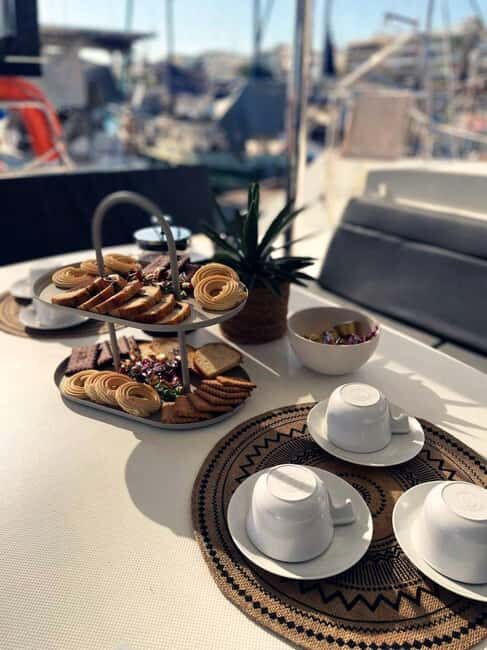 Rethymno: Sailing Catamaran Cruise & Premium Meal & Drinks - The Scenic Voyage and Water Stops