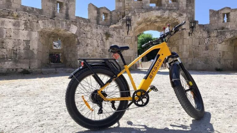 Rhodes: E-Bikes Hire (Helmet and Locker for free) - The Practical Details: What You Get and How It Works