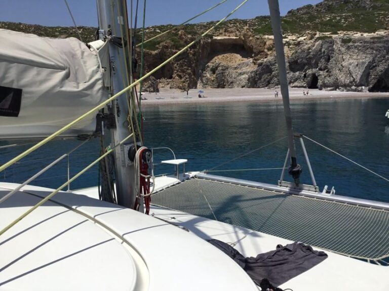 Rhodes: Sailing Catamaran Day Cruise with food and drinks - The Experience: Why It Stands Out