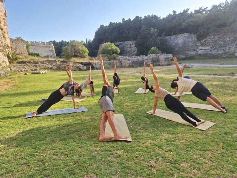 Rhodes Town: Outdoor Yoga at Grand Masters Garden - Practicalities and Value