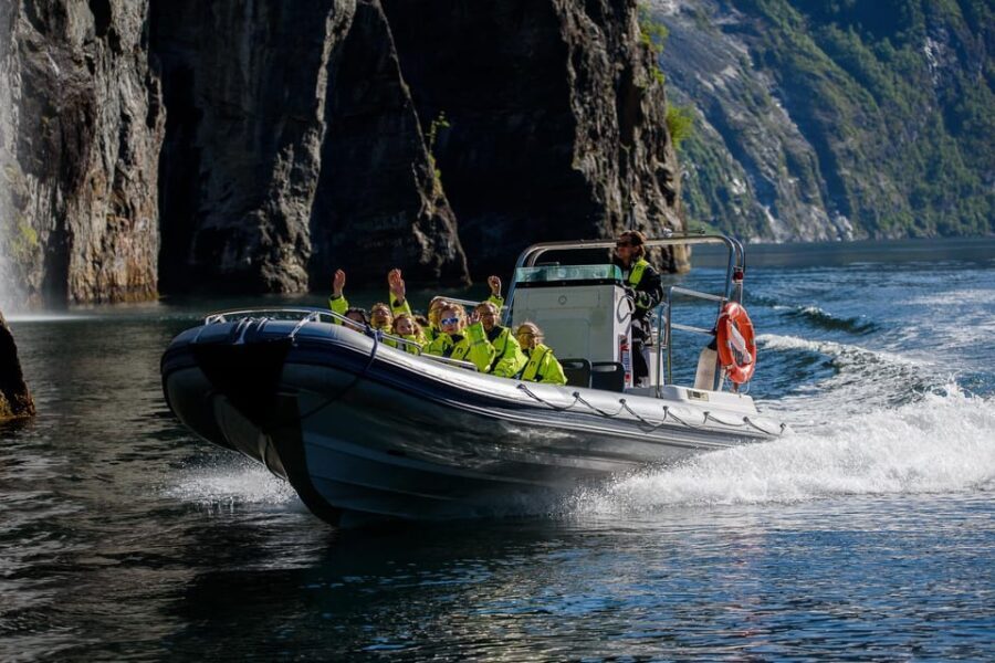 RIB Geiranger - Fjordsafari - Mountain Farm of Skagefla and Scenic Views