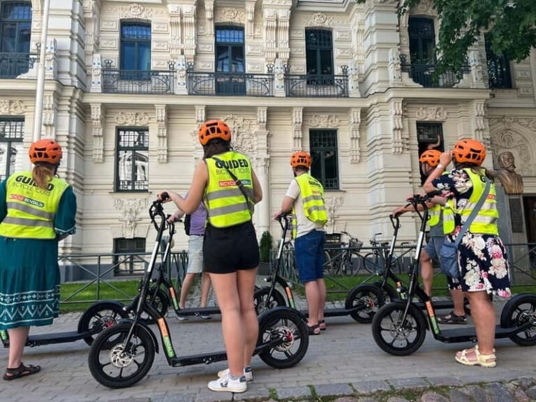 Riga Highlight Big wheel e-scooter Group or Private tour - What’s Included & How It Works