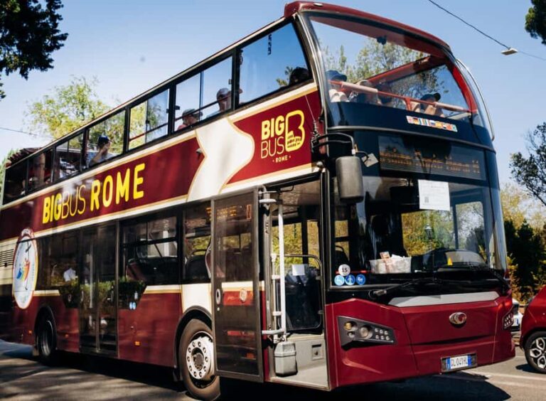 Rome: BigBus&RomeBoat Hop-On Hop-Off Bus and Boat Combo - How the Tour Works