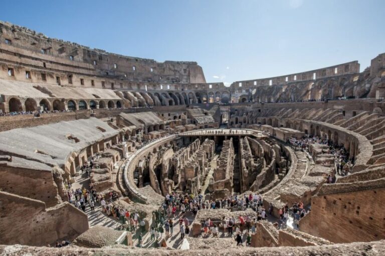 Rome: Colosseum Arena, Roman Forum & Palatine Tour - Entering the Colosseum: The Impact of Skip-the-line Tickets