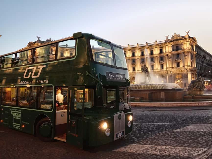 Rome: Nighttime Tour by Open-Top Bus - Frequently Asked Questions