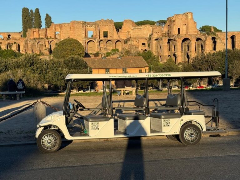 Rome: Private Golf Cart Tour in 3hours with Food Tasting - Discovering Rome in a Unique Way