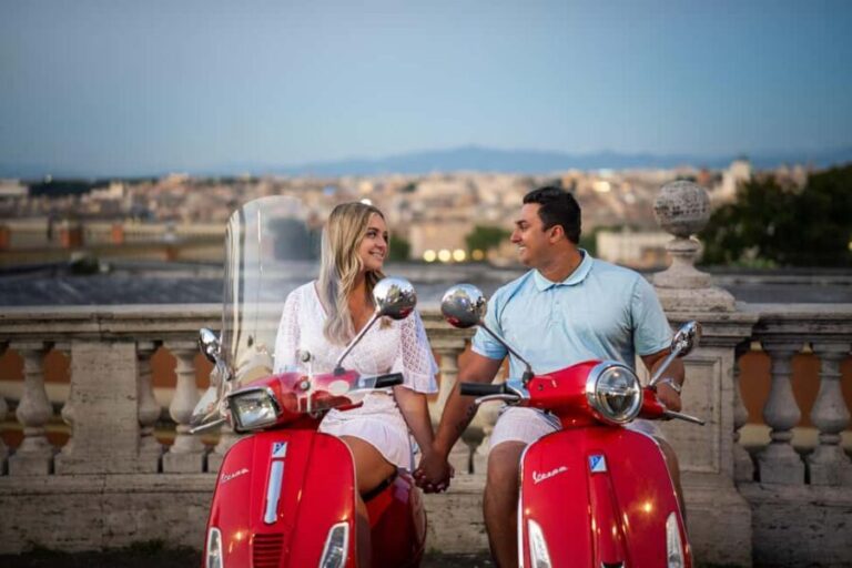 Rome: Vespa Tour with Photo Stops and City Center Pickup - The Ride: Comfort, Safety, and Fun