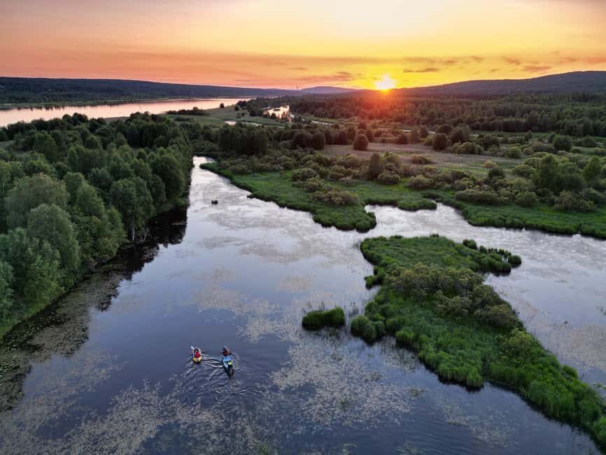 Rovaniemi: Relaxing Canoe Trip & Panoramic Sauna Experience - The Sum Up