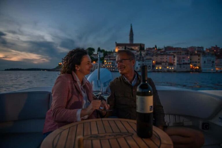 Rovinj: Luxury Old Town Night Cruise with Drinks - The Scenic Highlights