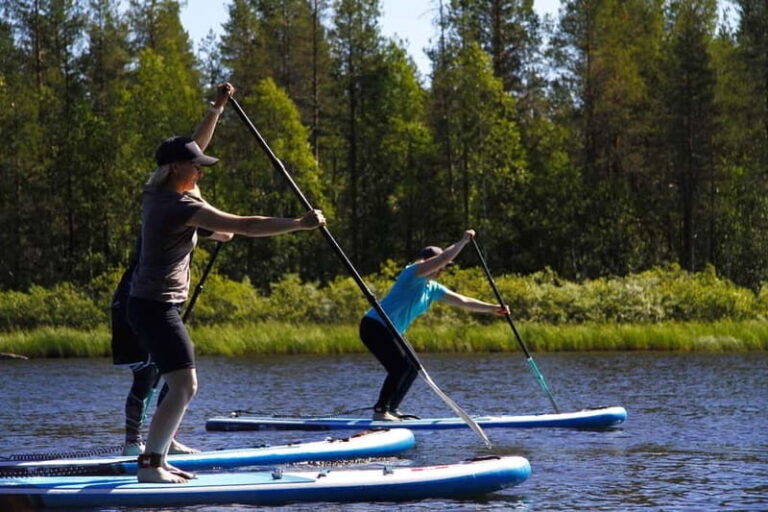 Ruka: Sup-boarding on lake Rukajärvi - What Makes This SUP Tour Stand Out?