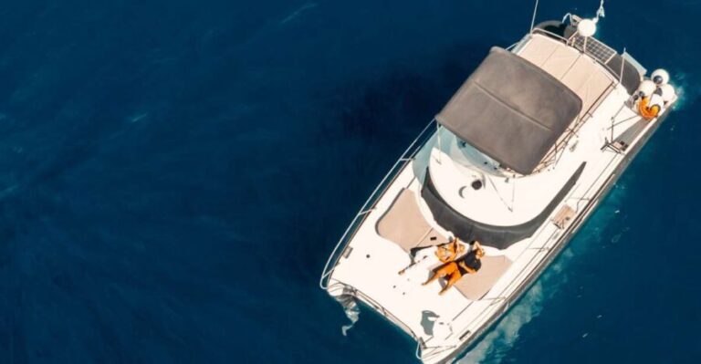 Santorini: Caldera Private Power Catamaran Cruise - The Itinerary Breakdown