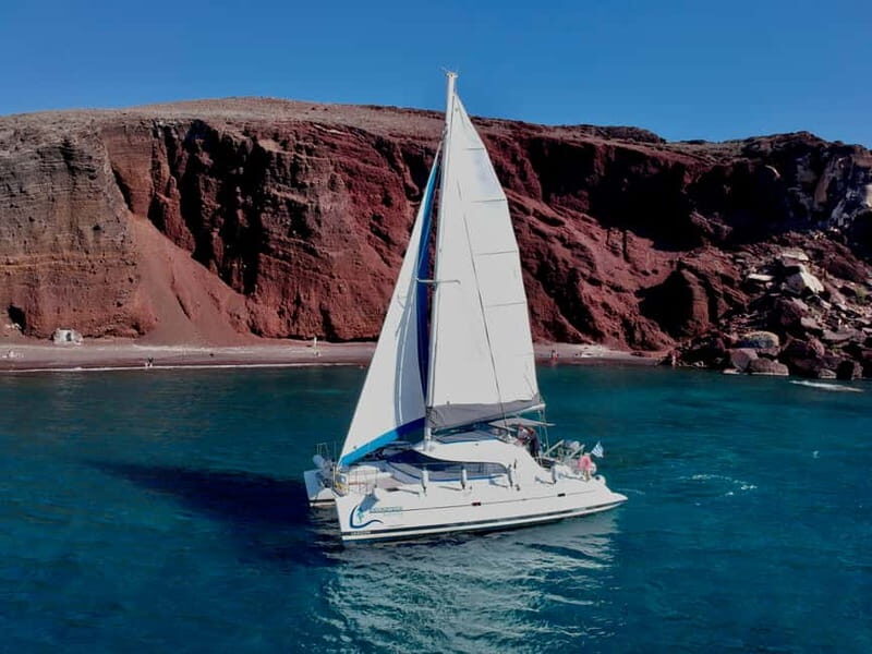 Santorini: Catamaran Cruise with Food and Drinks - Practical Details and What to Expect