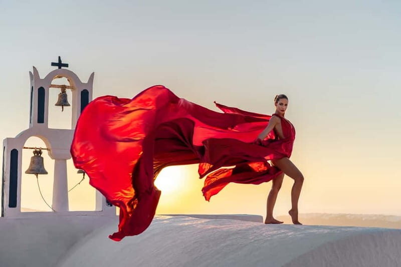 Santorini: Flying Dress Photo © Photoshoot "Express Package" - Is This Experience Worth the Price?