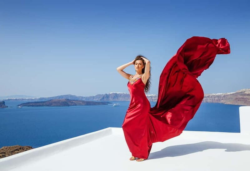 Santorini: Flying Dress Photoshoot - What Sets This Tour Apart