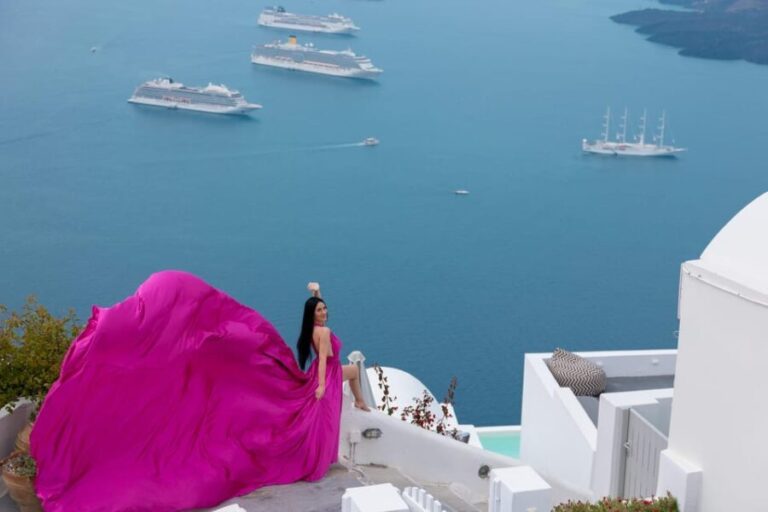 Santorini: Flying Dress Photoshoot - The Experience in Detail