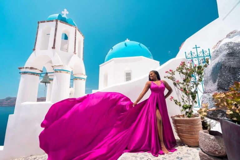 Santorini Flying Dress Photoshoot - Who Will Love This Experience?