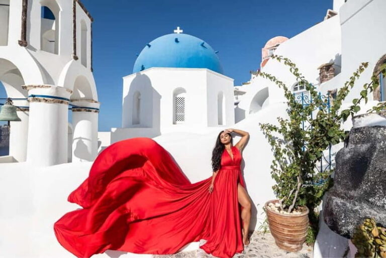 Santorini: Flying Dress Photoshoot **Dress Included** - How Does it Compare in Value?
