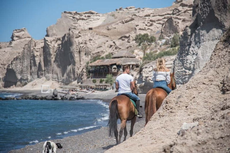 Santorini: Horse Riding Trip to Black Sandy Beach - What to Expect from the Santorini Horse Riding Tour
