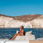 Santorini: Sunset Sailing Cruise, with Dinner and Drinks - The Itinerary: A Day of Scenic Highlights and Refreshing Swims