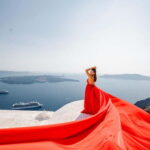 Santorini:Flying Dress shoot with Professional photographer - Is This Experience Worth It?