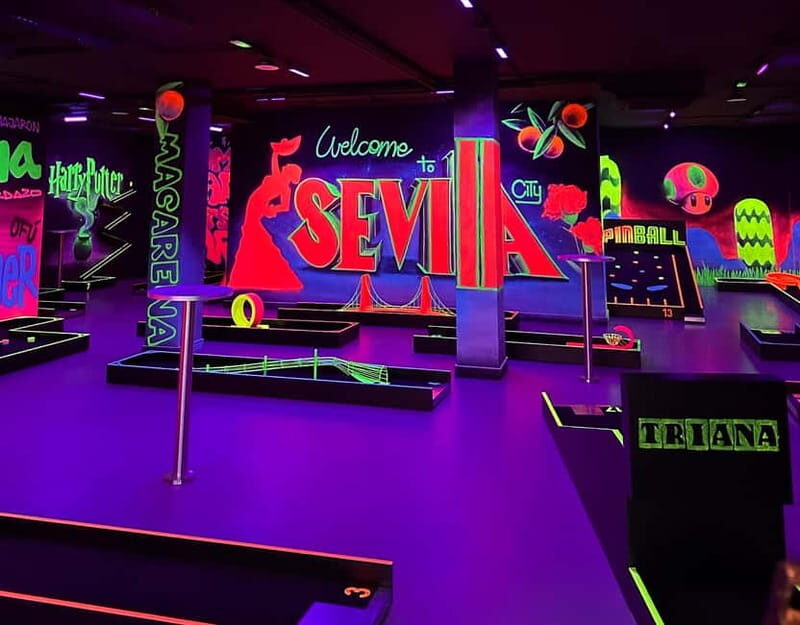 Seville: Indoor UV 18 hole Minigolf Experience - The Itinerary: How the Experience Unfolds