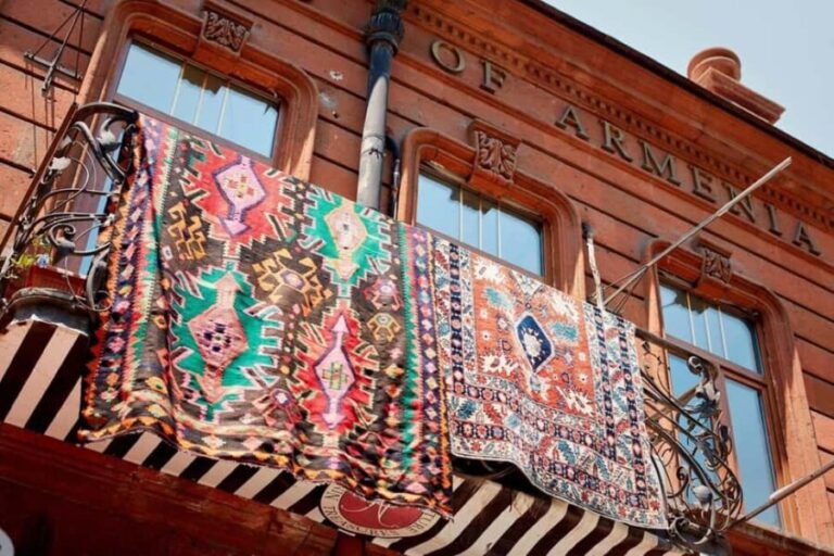 Sightseeing tour in Yerevan, Megerian Carpet, Soviet Club - The Megerian Carpet Factory: A Tapestry of Tradition