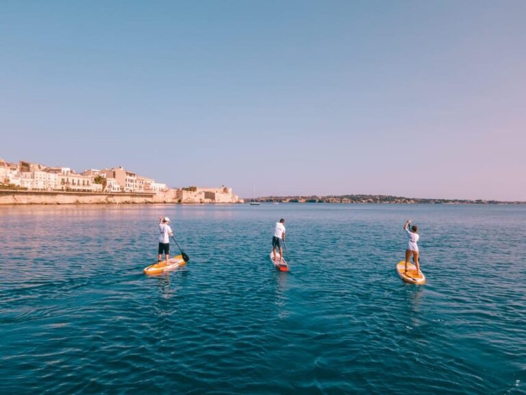 Siracusa: SUP Excursion between the caves and Ortigia - An In-Depth Look at the SUP Tour Experience