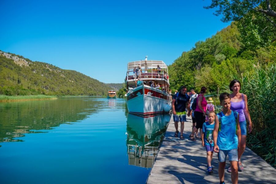 Split: Krka Waterfalls Trip with Boat Cruise and Swimming - Key Points