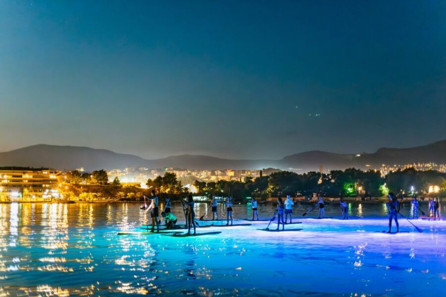 Split: Stand Up Paddleboard Night Glow Tour - Key Points