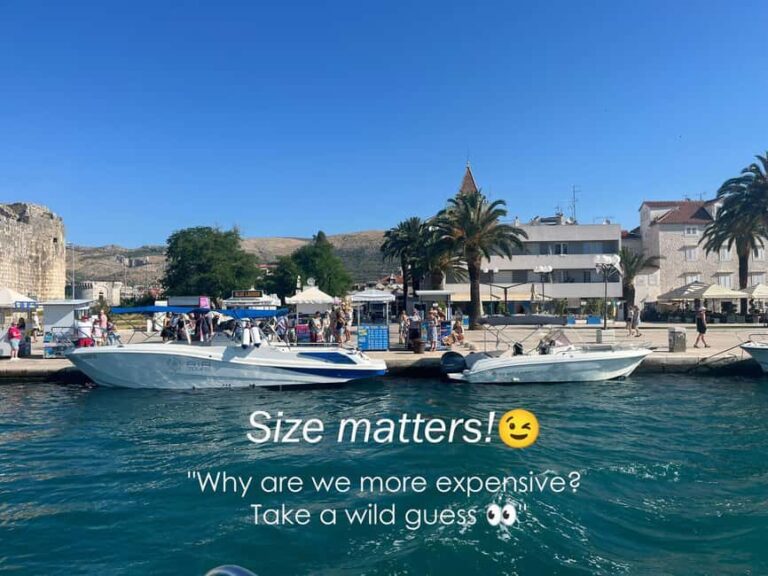 Split/Trogir: Half-Day(5 hours) 3-Island Speedboat Adventure - What’s Included and Not