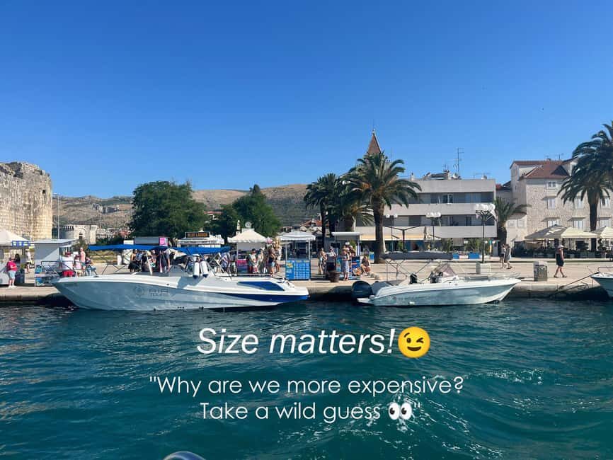 Split/Trogir: Half-Day(5 hours) 3-Island Speedboat Adventure - What’s Included and Not
