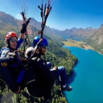 St. Moritz: Engadin paragliding with great extras - Preparing for Takeoff
