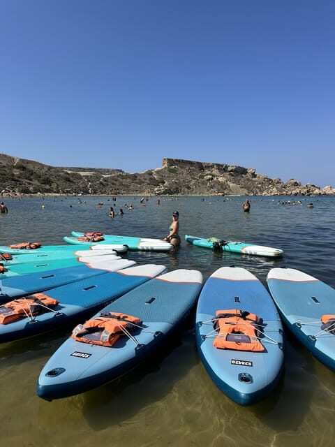 Stand-Up Paddleboarding Lesson at Malta Surf School - What to Expect: Step-by-step of a typical SUP lesson
