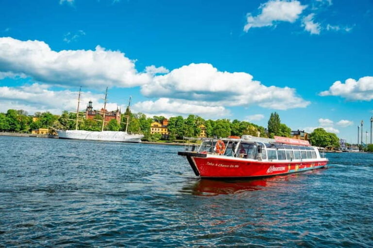 Stockholm: City Cruise with Fresh Pizza - Food and Beverage Experience