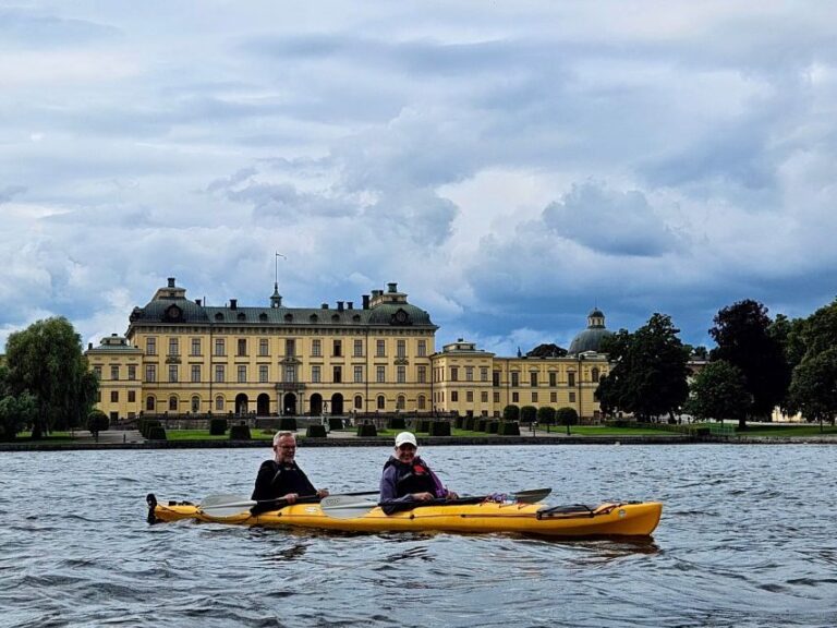 Stockholm: Guided Kayak Tour to Drottningholm Royal Palace - The Itinerary Breakdown