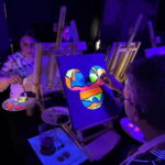 Strasbourg: Painting in the dark workshop with drinks - What to Expect from the Experience