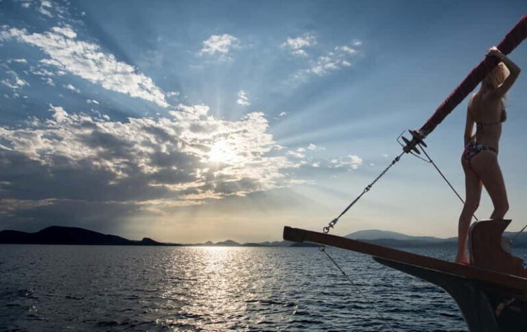 Sunset Cruise Athens Riviera  Half Day Swimming&BBQ onBoard - What to Expect from the Athens Riviera Sunset Cruise