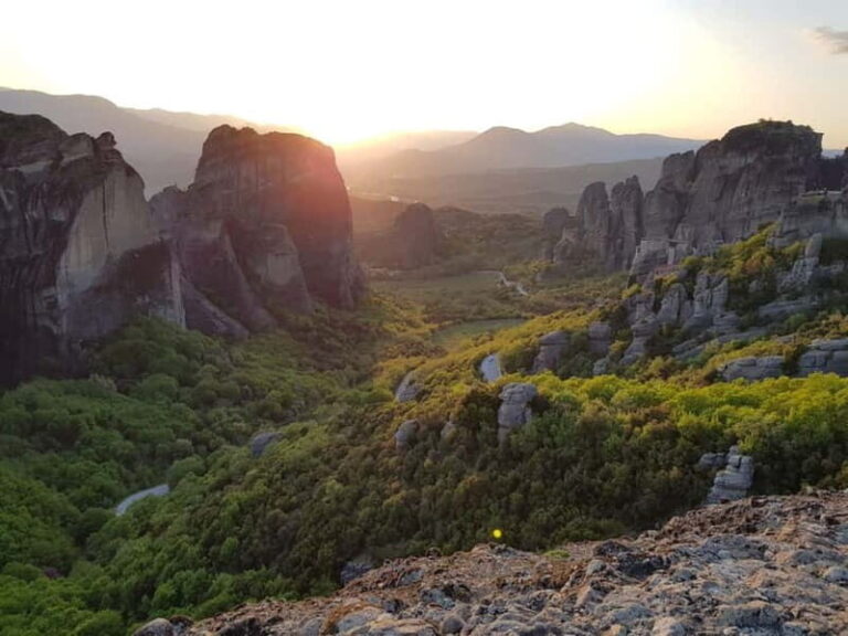 Sunset Tour in Meteoras Stone Forest with Greek Dinner - Exploring Monasteries and Hermitages